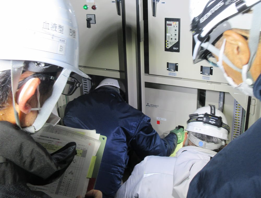 特別高圧受変電設備点検