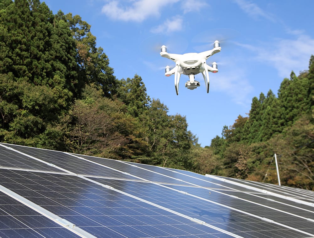 ドローンによるIR 測定